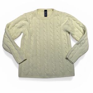 GAP lemon Cable Knit Sweater XL (fits M)